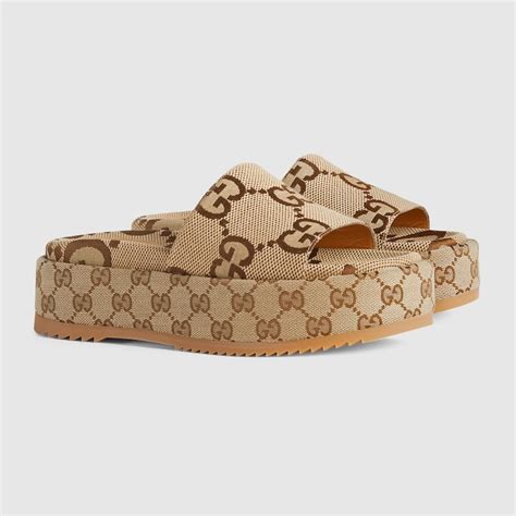 dimand gucci slides|Gucci platform slide sandals women.